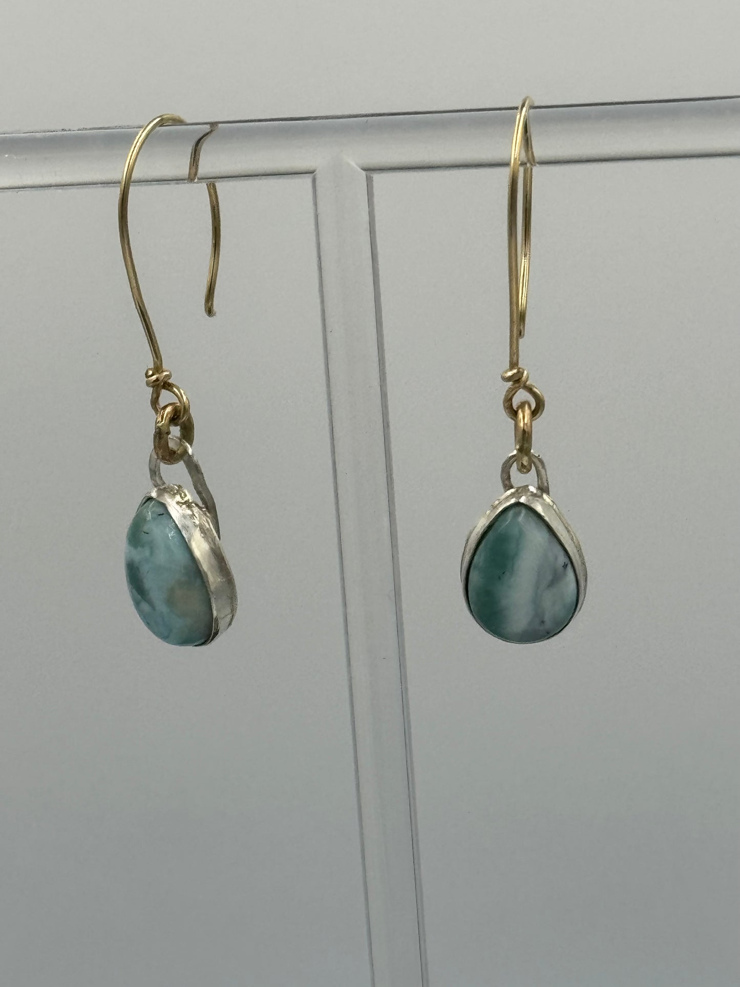 Larimar and sterling silver