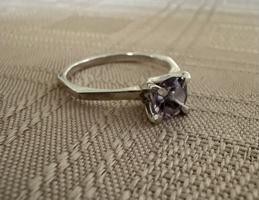 Amethyst and sterling silver .925