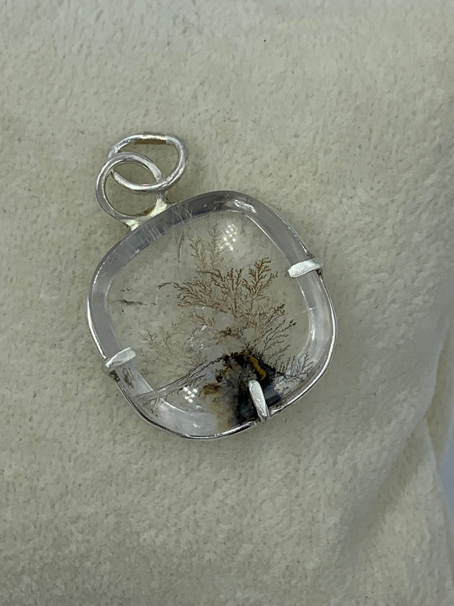 Landscape Rutile and sterling silver .925 (Pendant only)