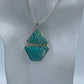 Amazonite stone set in sterling silver .925 (Pendant only)    39.85mm x 56mm